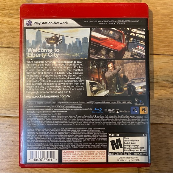 Grand Theft Auto IV for Playstation 3 - Picture 2 of 11